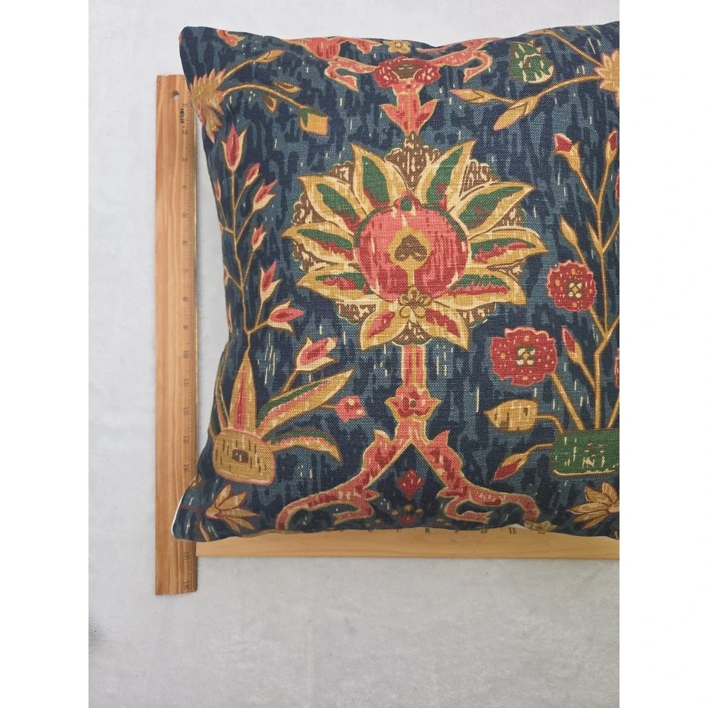 Thibaut Jacaranda Bohemian Ikat Blue Decorative Throw Pillow 15
